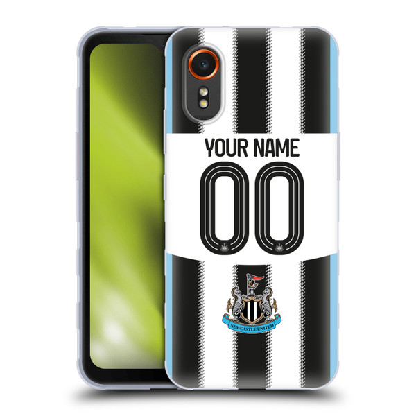 Newcastle United Football Club 2025/26 Crest Home Soft Gel Case for Samsung Galaxy Xcover7 5G