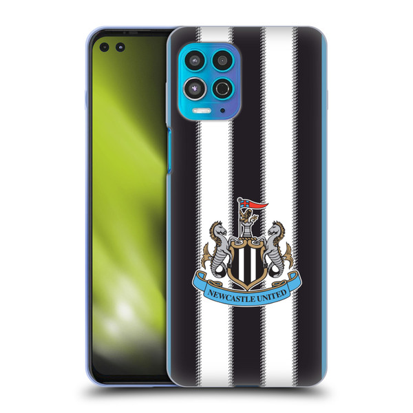 Newcastle United Football Club 2025/26 Crest Kit Home Soft Gel Case for Motorola Moto G100