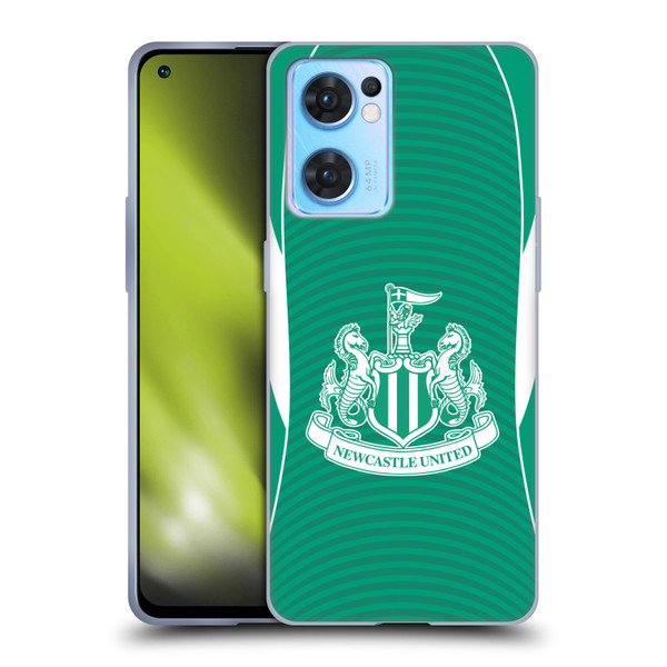 Newcastle United Football Club 2025/26 Crest Kit Away Soft Gel Case for OPPO Reno7 5G / Find X5 Lite