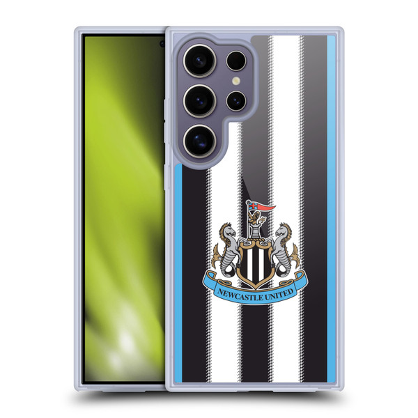 Newcastle United Football Club 2025/26 Crest Kit Home Soft Gel Case for Samsung Galaxy S25 Ultra