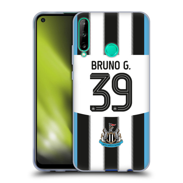 Newcastle United Football Club 2025/26 Players Home Kit Bruno Guimarães Soft Gel Case for Huawei P40 lite E