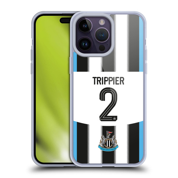 Newcastle United Football Club 2025/26 Players Home Kit Kieran Trippier Soft Gel Case for Apple iPhone 14 Pro Max Newcastle United Football Club 2025/26 Players Home Kit Kieran Trippier Soft Gel Case for Apple iPhone 14 Pro Max