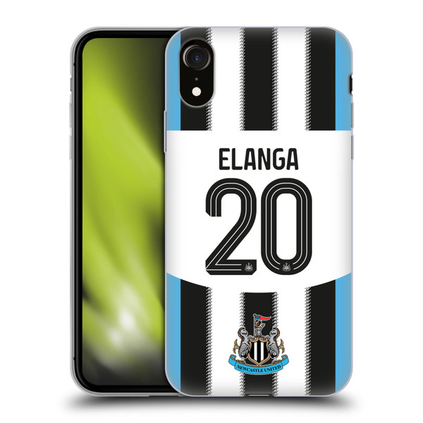 Newcastle United Football Club 2025/26 Players Home Kit Anthony Elanga Soft Gel Case for Apple iPhone XR Newcastle United Football Club 2025/26 Players Home Kit Anthony Elanga Soft Gel Case for Apple iPhone XR