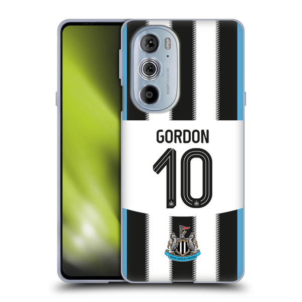 Newcastle United Football Club 2025/26 Players Home Kit Anthony Gordon Soft Gel Case for Motorola Edge X30