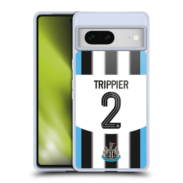 Newcastle United Football Club 2025/26 Players Home Kit Kieran Trippier Soft Gel Case for Google Pixel 7