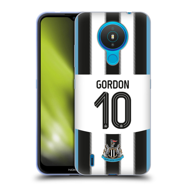 Newcastle United Football Club 2025/26 Players Home Kit Anthony Gordon Soft Gel Case for Nokia 1.4