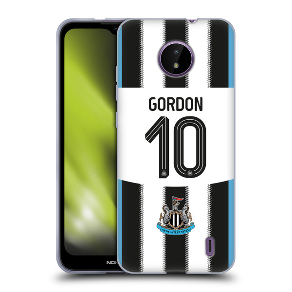 Newcastle United Football Club 2025/26 Players Home Kit Anthony Gordon Soft Gel Case for Nokia C10 / C20
