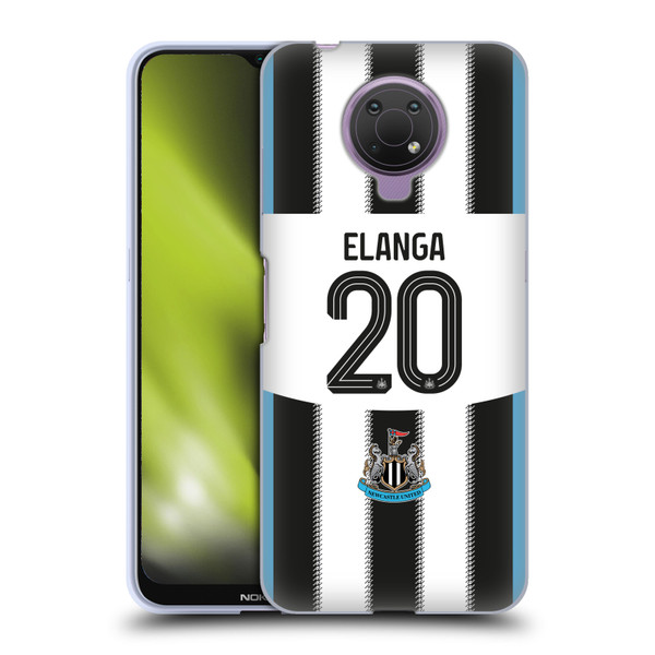 Newcastle United Football Club 2025/26 Players Home Kit Anthony Elanga Soft Gel Case for Nokia G10