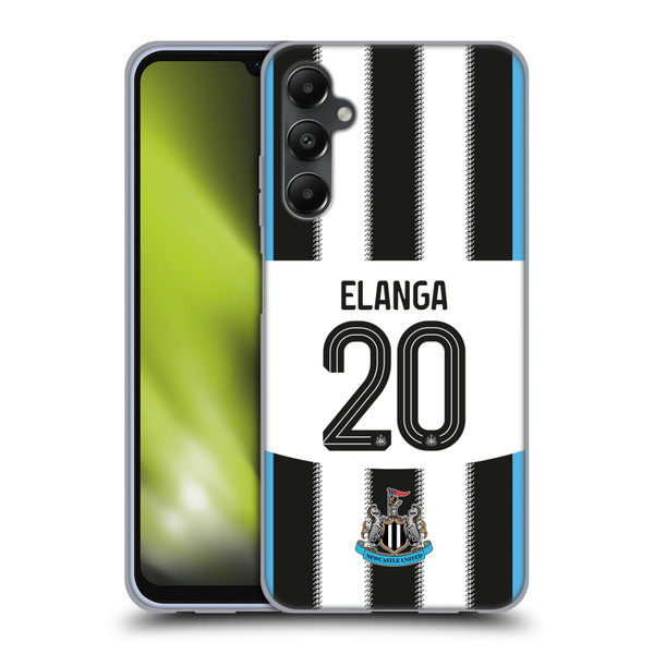 Newcastle United Football Club 2025/26 Players Home Kit Anthony Elanga Soft Gel Case for Samsung Galaxy A05s