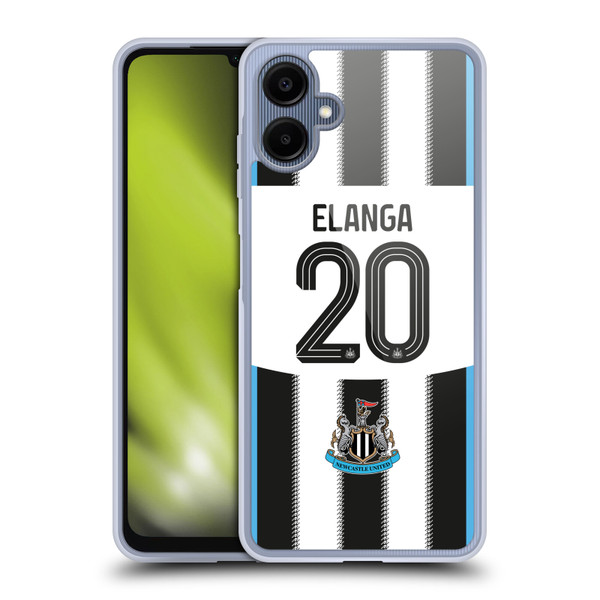 Newcastle United Football Club 2025/26 Players Home Kit Anthony Elanga Soft Gel Case for Samsung Galaxy A06 4G Newcastle United Football Club 2025/26 Players Home Kit Anthony Elanga Soft Gel Case for Samsung Galaxy A06 4G
