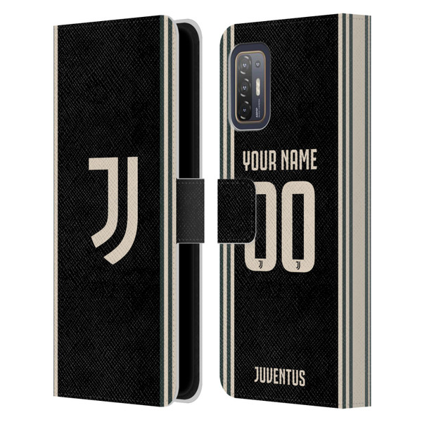Custom Customised Personalised Juventus Football Club 2025/26 Kit Third Leather Book Wallet Case Cover For HTC Desire 21 Pro 5G