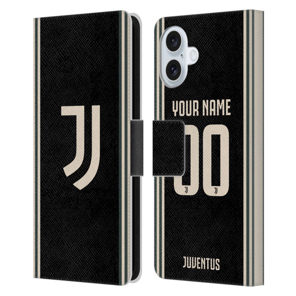 Custom Customised Personalised Juventus Football Club 2025/26 Kit Third Leather Book Wallet Case Cover For Apple iPhone 16 Plus Custom Customised Personalised Juventus Football Club 2025/26 Kit Third Leather Book Wallet Case Cover For Apple iPhone 16 Plus