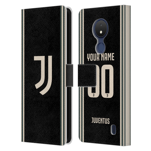 Custom Customised Personalised Juventus Football Club 2025/26 Kit Third Leather Book Wallet Case Cover For Nokia C21