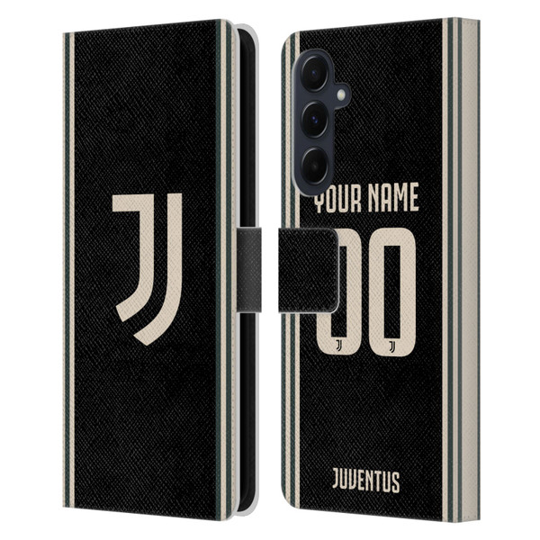Custom Customised Personalised Juventus Football Club 2025/26 Kit Third Leather Book Wallet Case Cover For Samsung Galaxy A55 5G