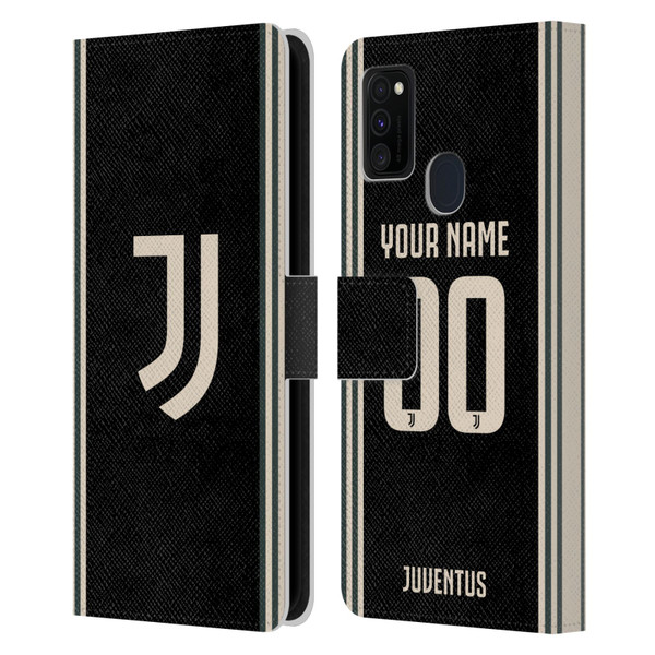 Custom Customised Personalised Juventus Football Club 2025/26 Kit Third Leather Book Wallet Case Cover For Samsung Galaxy M30s (2019)/M21 (2020)