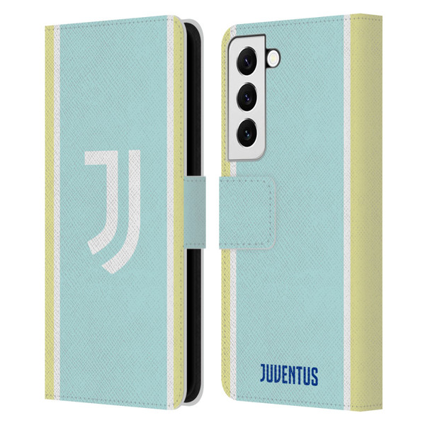 Juventus Football Club 2025/26 Kit Away Leather Book Wallet Case Cover For Samsung Galaxy S22 5G