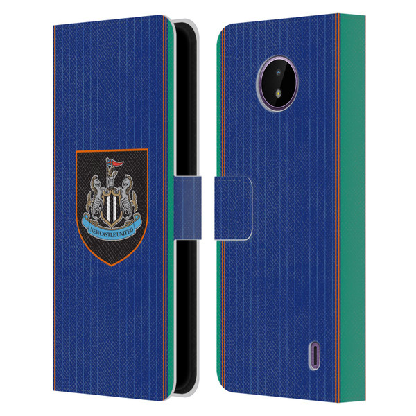 Newcastle United Football Club 2025/26 Crest Kit Third Leather Book Wallet Case Cover For Nokia C10 / C20