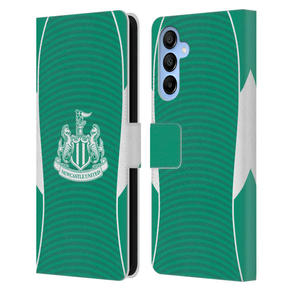 Newcastle United Football Club 2025/26 Crest Kit Away Leather Book Wallet Case Cover For Samsung Galaxy A16 5G