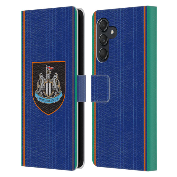 Newcastle United Football Club 2025/26 Crest Kit Third Leather Book Wallet Case Cover For Samsung Galaxy M55 5G