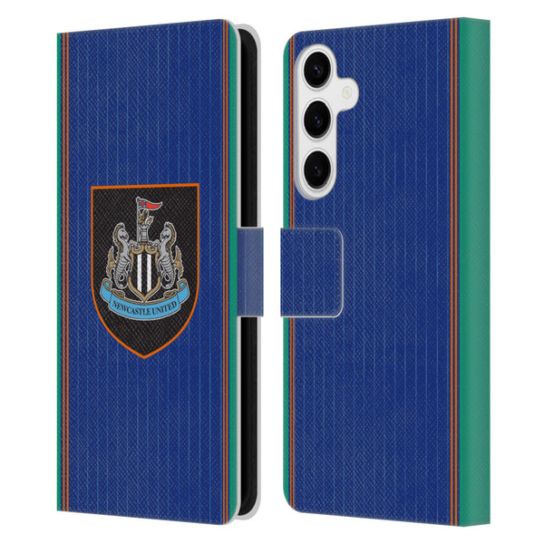 Newcastle United Football Club 2025/26 Crest Kit Third Leather Book Wallet Case Cover For Samsung Galaxy S24+ 5G