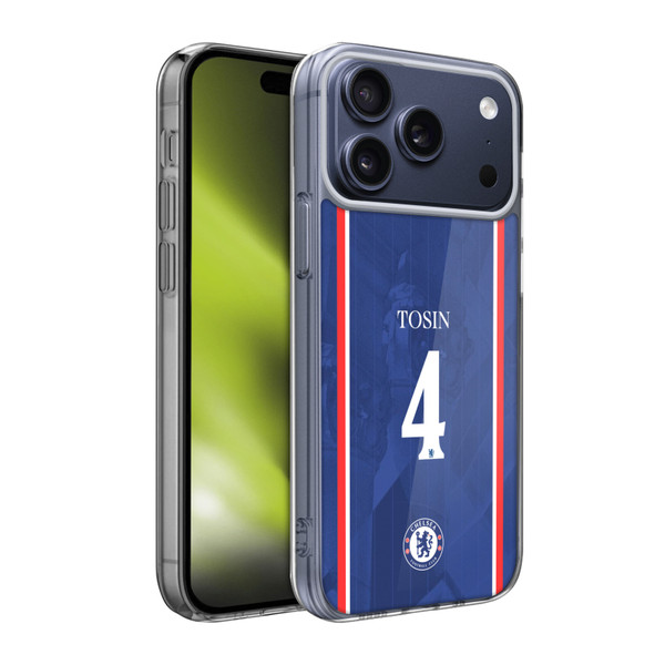 Chelsea Football Club 2025/26 Players Home Kit 1st Group Tosin Adarabioyo Soft Gel Case for Apple iPhone 17 Pro Max Chelsea Football Club 2025/26 Players Home Kit 1st Group Tosin Adarabioyo Soft Gel Case for Apple iPhone 17 Pro Max