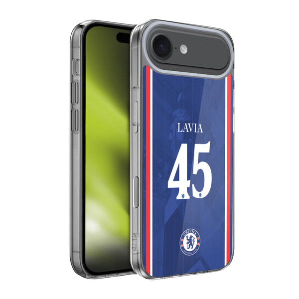 Chelsea Football Club 2025/26 Players Home Kit 2nd Group Roméo Lavia Soft Gel Case for Apple iPhone 17 Air