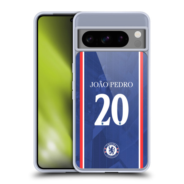 Chelsea Football Club 2025/26 Players Home Kit 2nd Group João Pedro Soft Gel Case for Google Pixel 8 Pro Chelsea Football Club 2025/26 Players Home Kit 2nd Group João Pedro Soft Gel Case for Google Pixel 8 Pro
