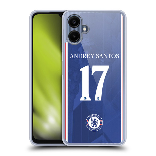 Chelsea Football Club 2025/26 Players Home Kit 2nd Group Andrey Santos Soft Gel Case for Samsung Galaxy A06 4G Chelsea Football Club 2025/26 Players Home Kit 2nd Group Andrey Santos Soft Gel Case for Samsung Galaxy A06 4G