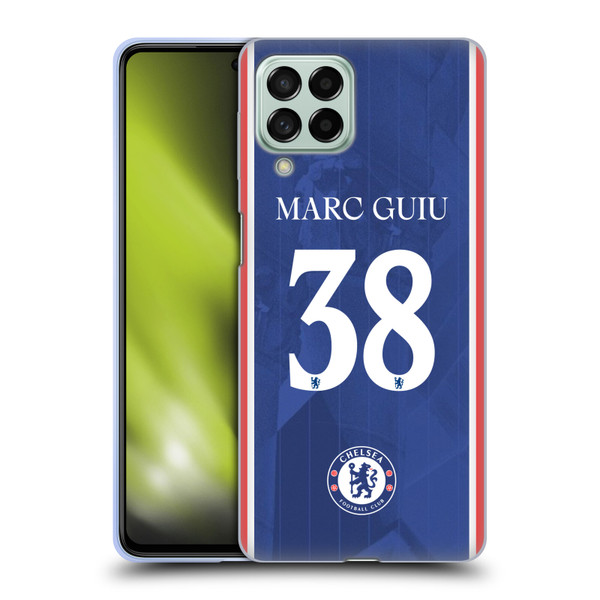Chelsea Football Club 2025/26 Players Home Kit 2nd Group Marc Guiu Soft Gel Case for Samsung Galaxy M53 (2022)