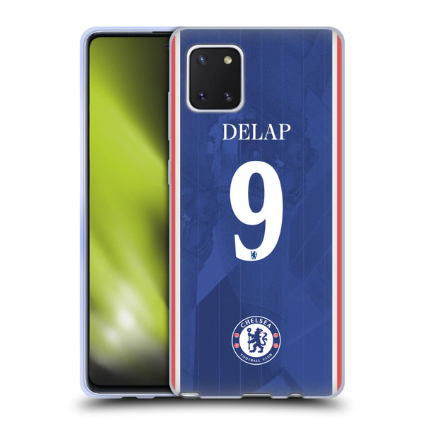 Chelsea Football Club 2025/26 Players Home Kit 2nd Group Liam Delap Soft Gel Case for Samsung Galaxy Note10 Lite