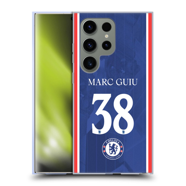 Chelsea Football Club 2025/26 Players Home Kit 2nd Group Marc Guiu Soft Gel Case for Samsung Galaxy S24 Ultra 5G