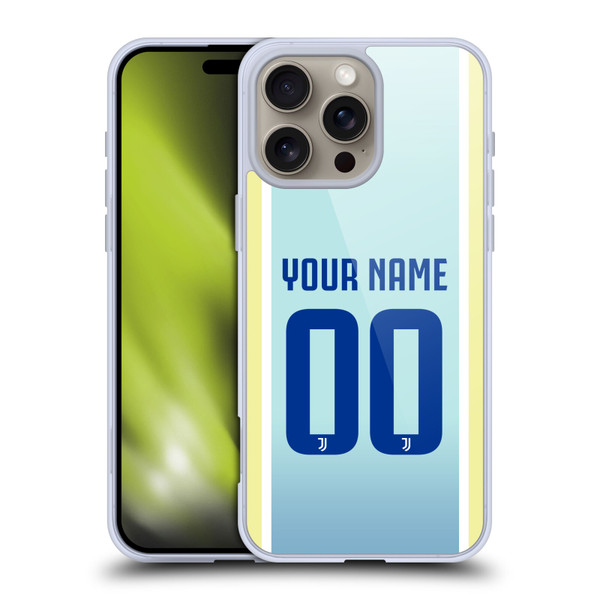 Custom Customised Personalised Juventus Football Club 2025/26 Kit Away Soft Gel Case for Apple iPhone 16 Pro Max Custom Customised Personalised Juventus Football Club 2025/26 Kit Away Soft Gel Case for Apple iPhone 16 Pro Max