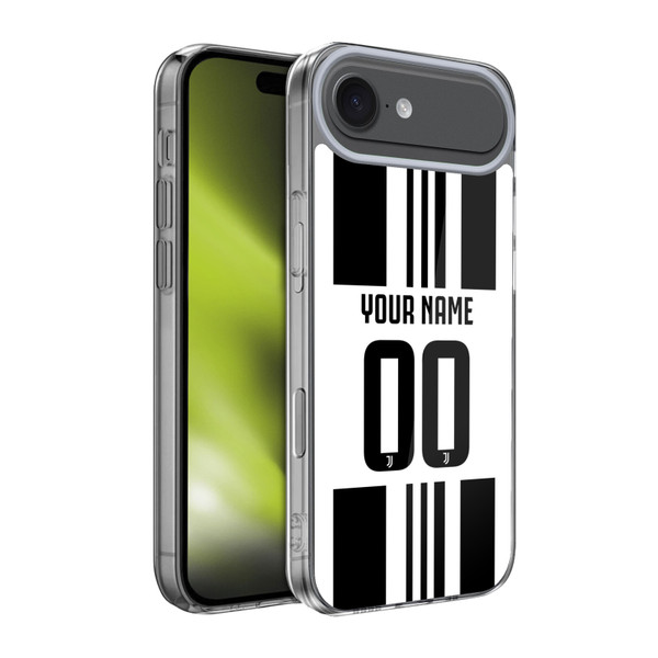 Custom Customised Personalised Juventus Football Club 2025/26 Kit Home Soft Gel Case for Apple iPhone 17 Air