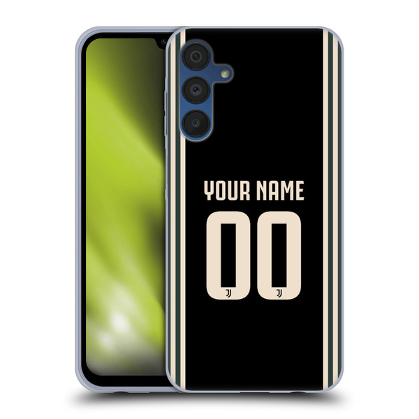 Custom Customised Personalised Juventus Football Club 2025/26 Kit Third Soft Gel Case for Samsung Galaxy A15