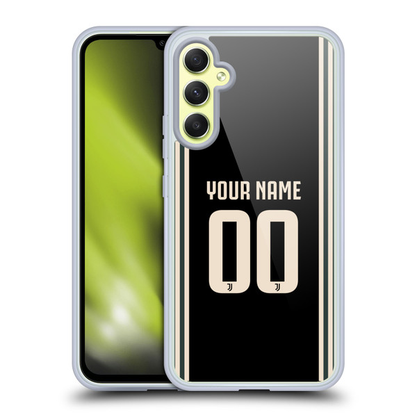 Custom Customised Personalised Juventus Football Club 2025/26 Kit Third Soft Gel Case for Samsung Galaxy A34 5G