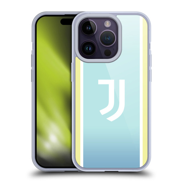 Juventus Football Club 2025/26 Kit Away Soft Gel Case for Apple iPhone 14 Pro