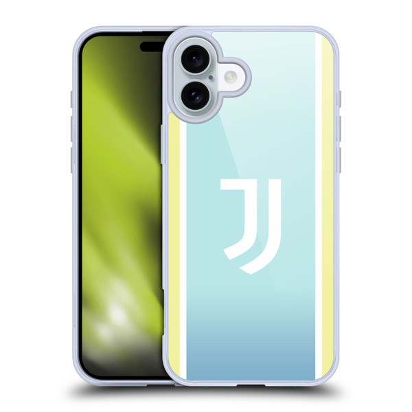 Juventus Football Club 2025/26 Kit Away Soft Gel Case for Apple iPhone 16 Plus Juventus Football Club 2025/26 Kit Away Soft Gel Case for Apple iPhone 16 Plus