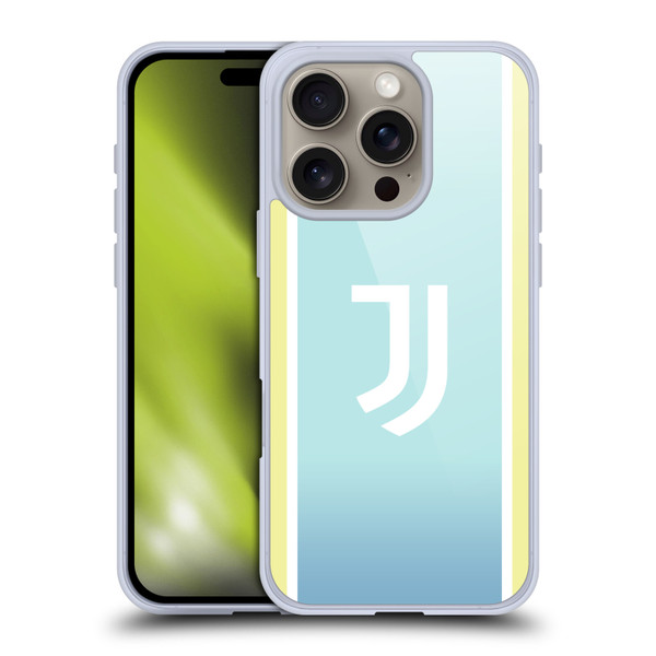 Juventus Football Club 2025/26 Kit Away Soft Gel Case for Apple iPhone 16 Pro