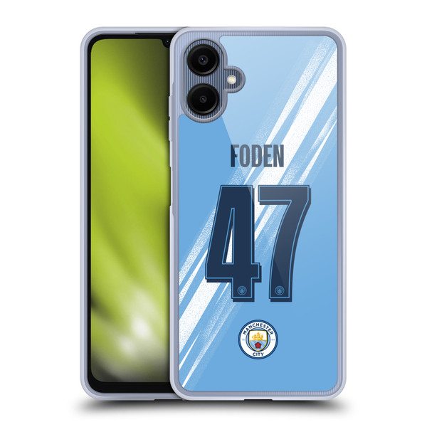 Manchester City Man City FC 2025/26 Players Home Kit 1st Group Phil Foden Soft Gel Case for Samsung Galaxy A06 4G Manchester City Man City FC 2025/26 Players Home Kit 1st Group Phil Foden Soft Gel Case for Samsung Galaxy A06 4G