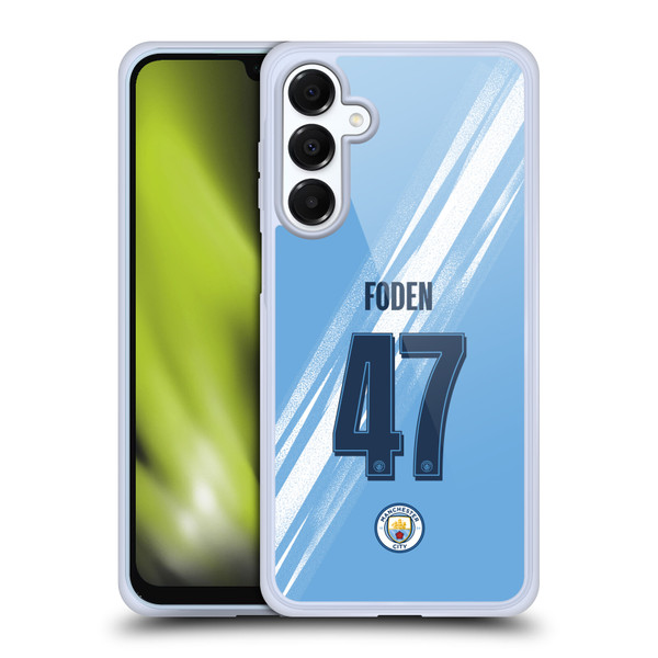 Manchester City Man City FC 2025/26 Players Home Kit 1st Group Phil Foden Soft Gel Case for Samsung Galaxy A16 5G
