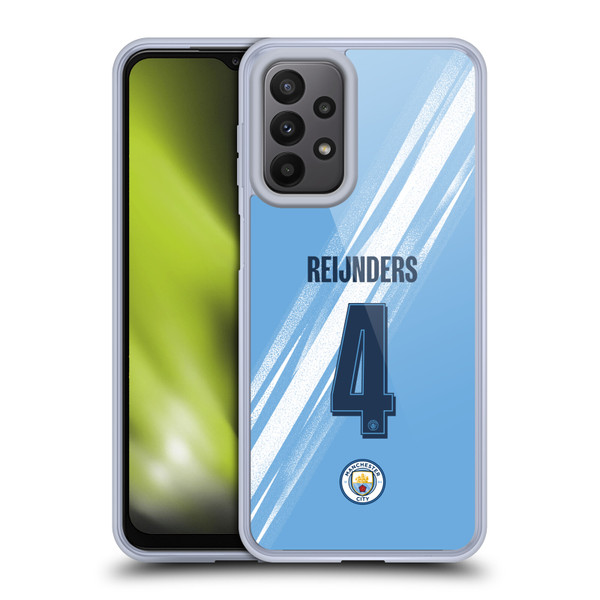 Manchester City Man City FC 2025/26 Players Home Kit 1st Group Tijjani Reijnders Soft Gel Case for Samsung Galaxy A23 / 5G (2022)