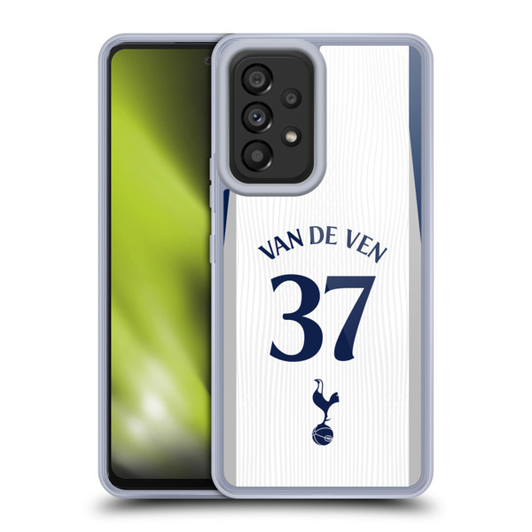 Tottenham Hotspur F.C. 2025/26 Players Home Kit 1st Group Micky van de Ven Soft Gel Case for Samsung Galaxy A53 5G (2022)