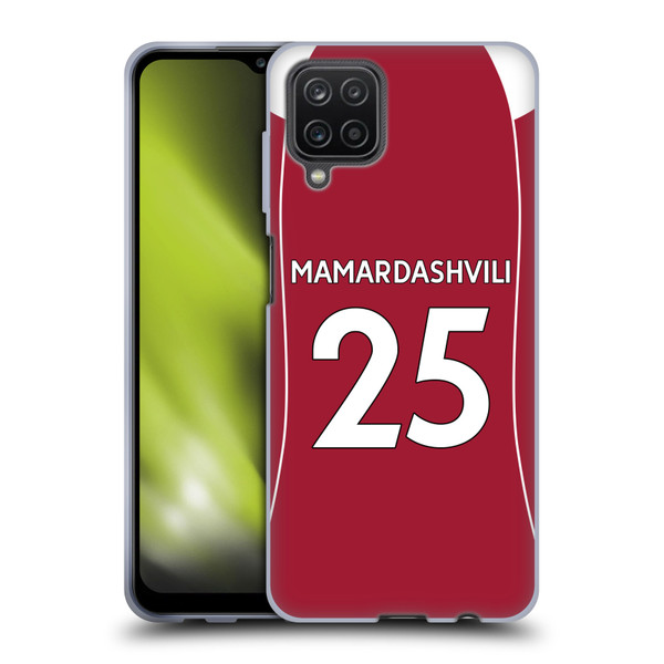 Liverpool Football Club 2025/26 Players Home Kit 1st Group Giorgi Mamardashvili Soft Gel Case for Samsung Galaxy A12 (2020) Liverpool Football Club 2025/26 Players Home Kit 1st Group Giorgi Mamardashvili Soft Gel Case for Samsung Galaxy A12 (2020)