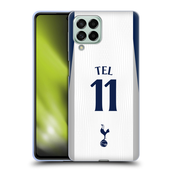Tottenham Hotspur F.C. 2025/26 Players Home Kit 1st Group Mathys Tel Soft Gel Case for Samsung Galaxy M53 (2022)