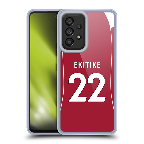 Liverpool Football Club 2025/26 Players Home Kit 1st Group Hugo Ekitiké Soft Gel Case for Samsung Galaxy A53 5G (2022)