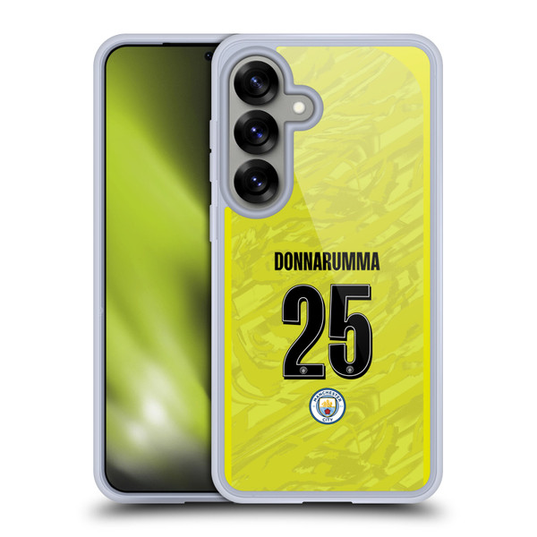 Manchester City Man City FC 2025/26 Players Home Kit 1st Group Gianluigi Donnarumma Soft Gel Case for Samsung Galaxy S25