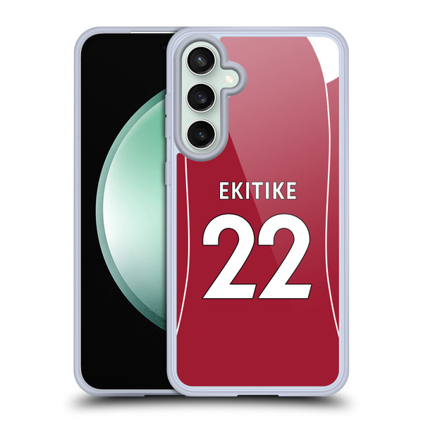 Liverpool Football Club 2025/26 Players Home Kit 1st Group Hugo Ekitiké Soft Gel Case for Samsung Galaxy S23 FE 5G