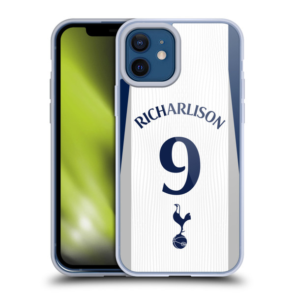 Tottenham Hotspur F.C. 2025/26 Players Home Kit 2nd Group Richarlison Soft Gel Case for Apple iPhone 12 / iPhone 12 Pro Tottenham Hotspur F.C. 2025/26 Players Home Kit 2nd Group Richarlison Soft Gel Case for Apple iPhone 12 / iPhone 12 Pro