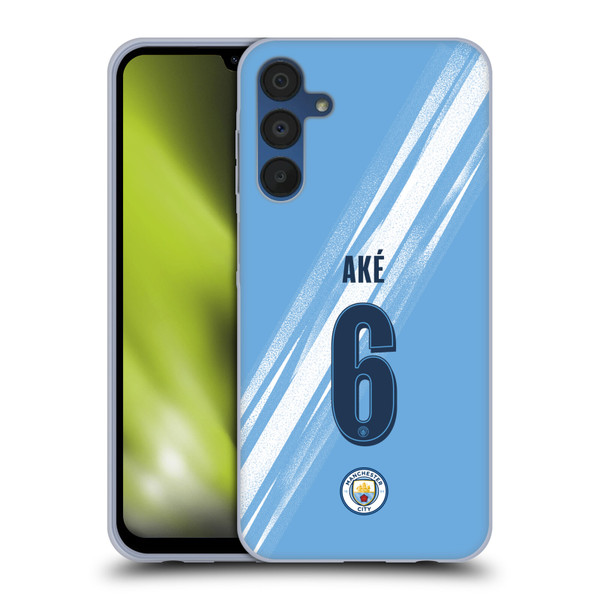 Manchester City Man City FC 2025/26 Players Home Kit 2nd Group Nathan Aké Soft Gel Case for Samsung Galaxy A15 Manchester City Man City FC 2025/26 Players Home Kit 2nd Group Nathan Aké Soft Gel Case for Samsung Galaxy A15