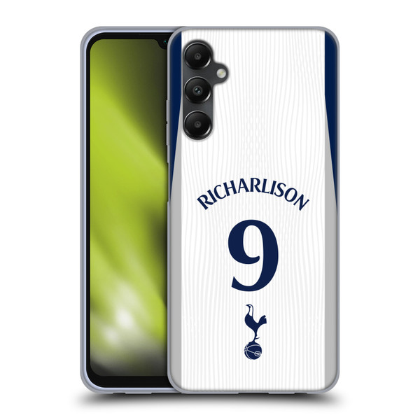 Tottenham Hotspur F.C. 2025/26 Players Home Kit 2nd Group Richarlison Soft Gel Case for Samsung Galaxy A05s